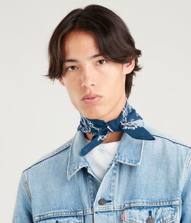 LEVI'S PAISLEY BANDANA 77138-0630 NAVY - Shoelosophy
