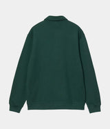 CARHARTT WIP POLO SWEATSHIRT I035532 DARK FIR - Shoelosophy