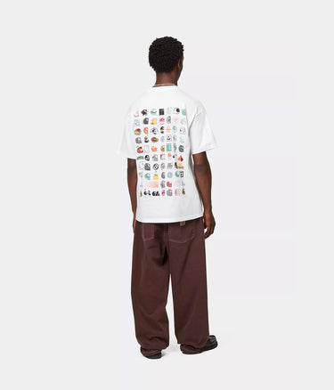 CARHARTT WIP C LOGO ARCHIVE T-SHIRT I035439 WHITE - Shoelosophy