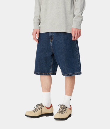 CARHARTT WIP BRANDON SHORT I031921 BLUE STONE WASHED - Shoelosophy