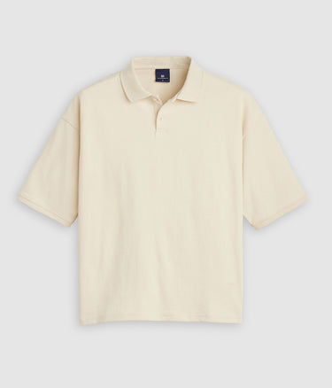 LEVI'S BLUE TAB CROPPED POLO 004TK-0000 ECRU - Shoelosophy