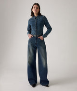 LEVI'S WOMENS XL STRAIGHT JEANS A8701-0030 LAST THURSDAY BLUE - Shoelosophy