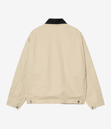 CARHARTT WIP OG DETROIT JACKET I036489 BARCHAN BLACK RINSED - Shoelosophy