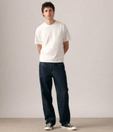 LEVI'S CROPPED T-SHIRT GARMENT DYED 0049F-0004 BRIGHT WHITE - Shoelosophy