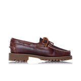 SEBAGO CAMPSIDES RANGER WAXY 여성 7002IR0 브라운 껌 여성 모카신 야외 - Shoelosophy