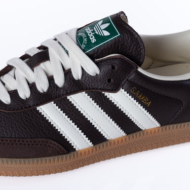 ADIDAS SAMBA OG JR0891 DARK BROWN OFF WHITE - Shoelosophy