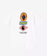 CARHARTT WIP 스택 그레이프 티셔츠 I036902 WHITE - Shoelosophy