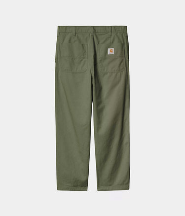 CARHARTT WIP ALBERT PANT I034804 DOLLAR GREEN RINSED - Shoelosophy