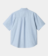 CARHARTT WIP BRAXTON SHIRT I031454 BLEACH KURZE ÄRMEL - Shoelosophy