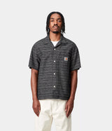 CARHARTT WIP GELLAR SHIRT I035569 JACQUARD SCHWARZ GESPÜLT - Shoelosophy