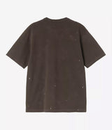 CARHARTT WIP PAINTER 티셔츠 I036853 TOBACCO DESTROY WASH SPLATTER - Shoelosophy