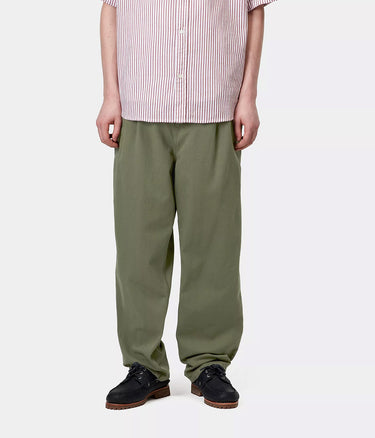 Carhartt WIP ALBERT PANT I034804 DOLLAR GREEN RINSED - Shoelosophy