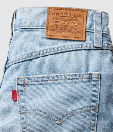 LEVI'S WOMENS 80S MOM SHORTS A4695-0015 BLUE STONE WASHED - Shoelosophy