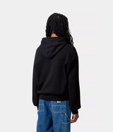 CARHARTT WIP WOMENS HOODED CASEY SWEATSHIRT I032644 SCHWARZ - Shoelosophy