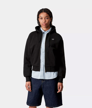 CARHARTT WIP DAMEN HOODED HEART II HARTT JACKET I035242 SCHWARZ - Shoelosophy