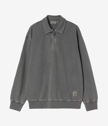 CARHARTT WIP HARPER POLO I036893 BLACK GARMENT DYED - Shoelosophy