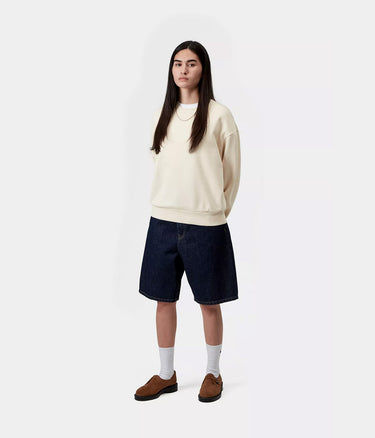 CARHARTT WIP WOMENS CASEY SWEATSHIRT I032643 NATURAL - Shoelosophy