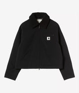 CARHARTT WIP 여성 NEWKIRK 재킷 I033880 BLACK WILD DOG 프린트 - Shoelosophy