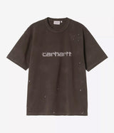 CARHARTT WIP PAINTER 티셔츠 I036853 TOBACCO DESTROY WASH SPLATTER - Shoelosophy