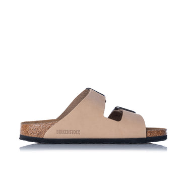 BIRKENSTOCK ARIZONA WIRE BUCLE 1031579 SANDCASTLE NUBUCK LEATHER - Shoelosophy