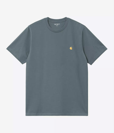 CARHARTT WIP CHASE T-SHIRT I026391 COZY BLUE - Shoelosophy