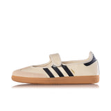 ADIDAS WOMENS SAMBA JANE JR7338 CREAM WHITE BLACK - Shoelosophy