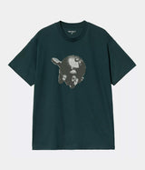 CARHARTT WIP SAVIOUR T-SHIRT I035197 DEEP LAGOON - Shoelosophy