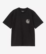 CARHARTT WIP WOMENS OKNICEOK T-SHIRT I035507 BLACK - Shoelosophy