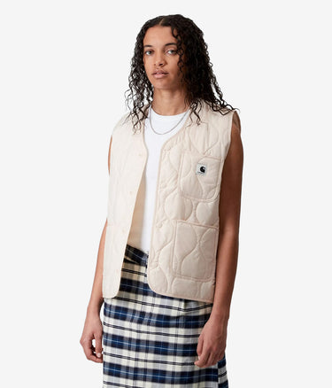 CARHARTT WIP WOMENS SKYLER VEST I032991 NATURAL - Shoelosophy