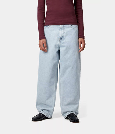 CARHARTT WIP WOMENS BRANDON PANT I035892 HEAVY STONE BLEACHED - Shoelosophy