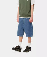 CARHARTT WIP LANDON 반바지 I030469 블루 헤비 스톤 워시드 - Shoelosophy