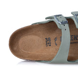 BIRKENSTOCK FLORIDA FRESH 1030319 PURE SAGE MADE IN GERMANY - Shoelosophy