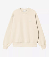 CARHARTT WIP WOMENS CASEY SWEATSHIRT I032643 NATURAL - Shoelosophy