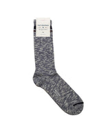 IN DER BOX COUNTRY BICOLOR SOCKS NAVY HEATHER HERGESTELLT IN ITALIEN - Shoelosophy