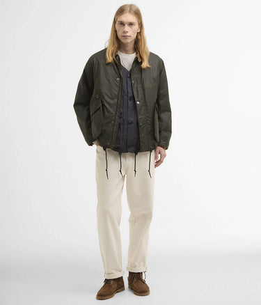 BARBOUR HERITAGE+ MODIFIED ENDURANCE WAX JACKET SMWX2558OL51 ARCHIVE OLIVE - Shoelosophy