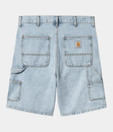 CARHARTT WIP 더블 니 쇼트 I034867 HEAVY STONE BLEACHED - Shoelosophy