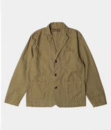 CHESAPEAKE'S PEMBROKE BLAZER JACKET MICRO CANVAS MILITARY GREEN - Shoelosophy