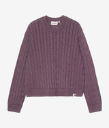 CARHARTT WIP WOMENS CARTER SWEATER I036394 COZY PURPLE GARMENT DYED - Shoelosophy