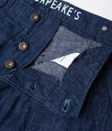 CHESAPEAKE'S FATIGUE PANT DENIM SELVEDGE GRAVES RINSED - Shoelosophy