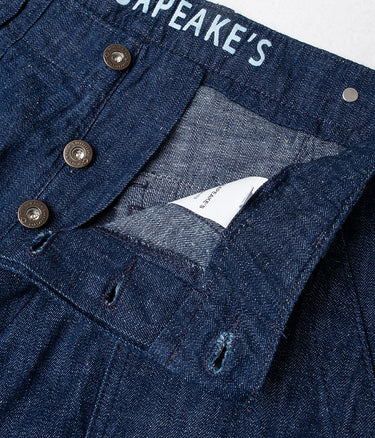 CHESAPEAKE'S FATIGUE PANT DENIM SELVEDGE GRAVES RINSED - Shoelosophy