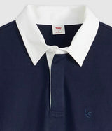 LEVI'S UNION RUGBY POLO A4845-0033 NAVY BLAZER THEO STRIPES - Shoelosophy
