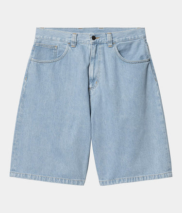 CARHARTT WIP BRANDON 반바지 I031921 블루 헤비 스톤 블리치드 - Shoelosophy