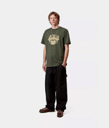 Carhartt WIP CHEDDA T-SHIRT I035428 OPUNTIA HEAVY STONE WASH - Shoelosophy
