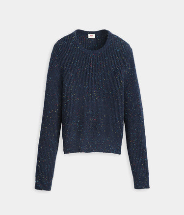 LEVI'S WOMENS SNOWFLAKE PULLOVER A9283-0005 BLUE BLAZER CONFETTI - Shoelosophy