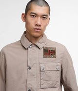 BARBOUR INTERNATIONAL STEVE McQUEEN WORKERS CASUAL MCA0976 BE51 TIMBERWOLF COTONE RIPSTOP - Shoelosophy