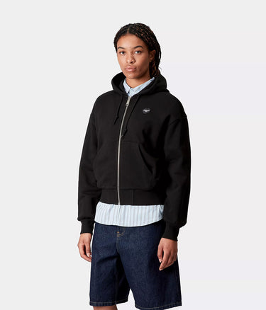 CARHARTT WIP DAMEN HOODED HEART II HARTT JACKET I035242 SCHWARZ - Shoelosophy