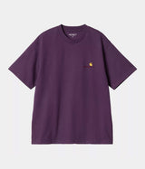 CARHARTT WIP ウィメンズ アメリカン スクリプト T シャツ I032218 ハックルベリー - Shoelosophy