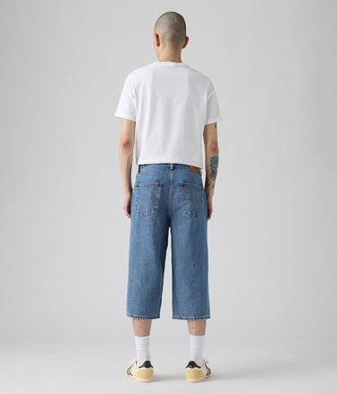 LEVI'S TWISTED BAGGY CAPRI 0049W-0000 JORTS MAN STONE WASHED - Shoelosophy