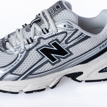 NEW BALANCE 740 U740BK2 SEA SALT BLACK METALLIC SILVER - Shoelosophy