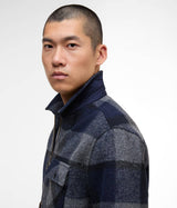 BARBOUR INTERNATIONAL HAILWOOD 플리스 오버셔츠 MFL0223 NY91 LOWLANDS 플리스 네이비 - Shoelosophy